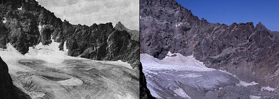 美國科羅拉多州的阿拉帕霍冰川